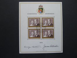 1974 Nr. 538 im Kleinbogen mit ET Stempel