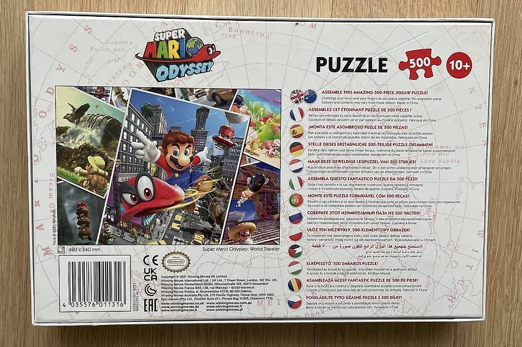 Puzzle: Super Mario Odyssey Puzzle 500 Teile – Usato da Zürich venduto da nop4 2