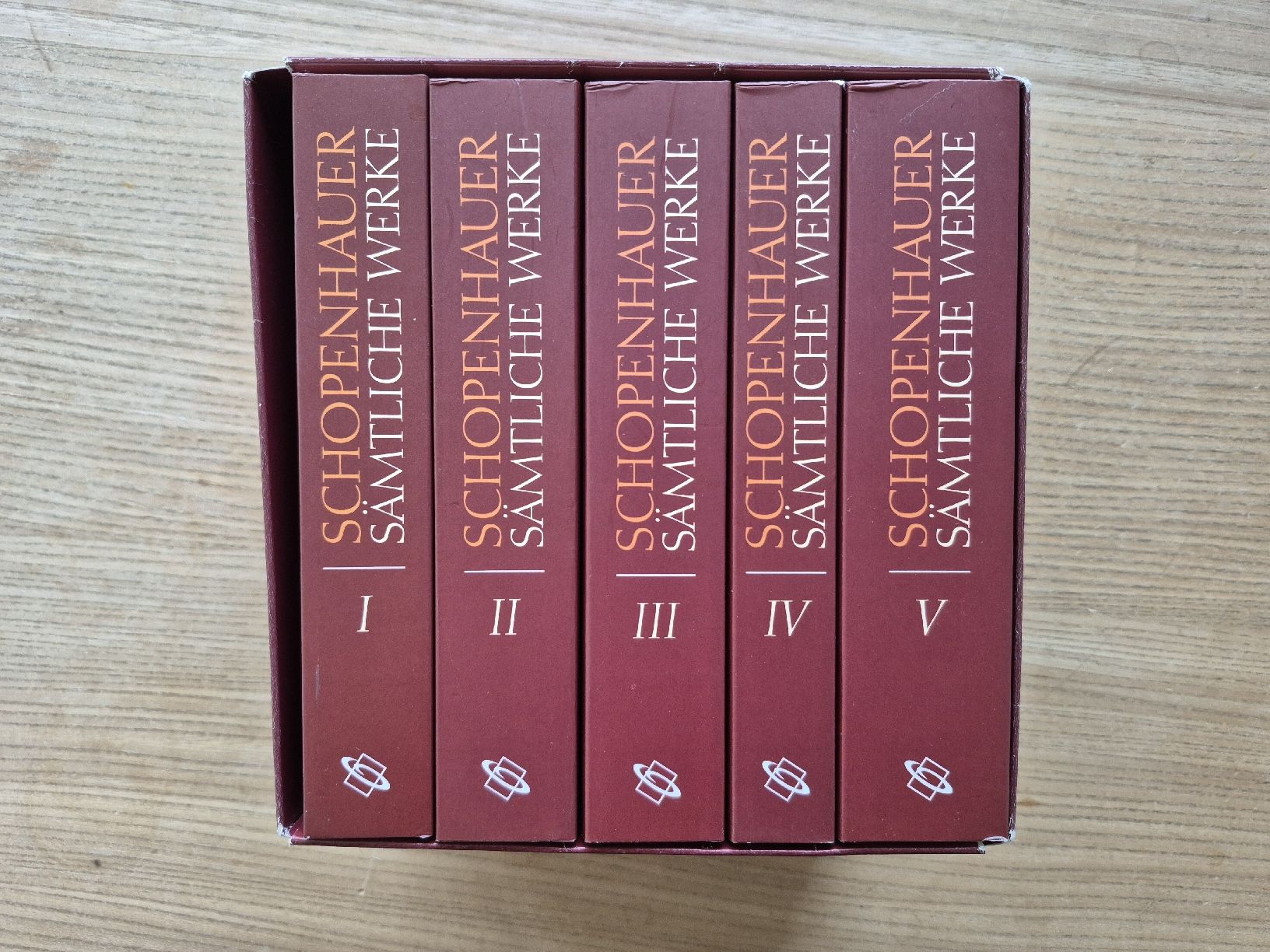 Libri: Schopenhauer Sämtliche Werke in 5 Baenden Buchbox – Usato da Biel/Bienne venduto da vpi1996