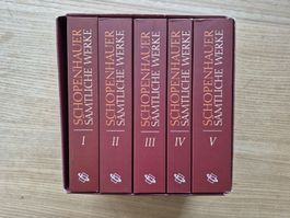 Schopenhauer Sämtliche Werke in 5 Baenden Buchbox