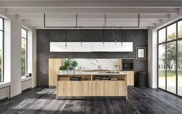 OFFRE SPÉCIALE - Cuisine avec îlot Design Italien