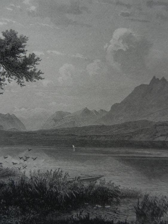Incisioni: Zugersee von Cham aus – Usato da Risch venduto da Rischli15 5