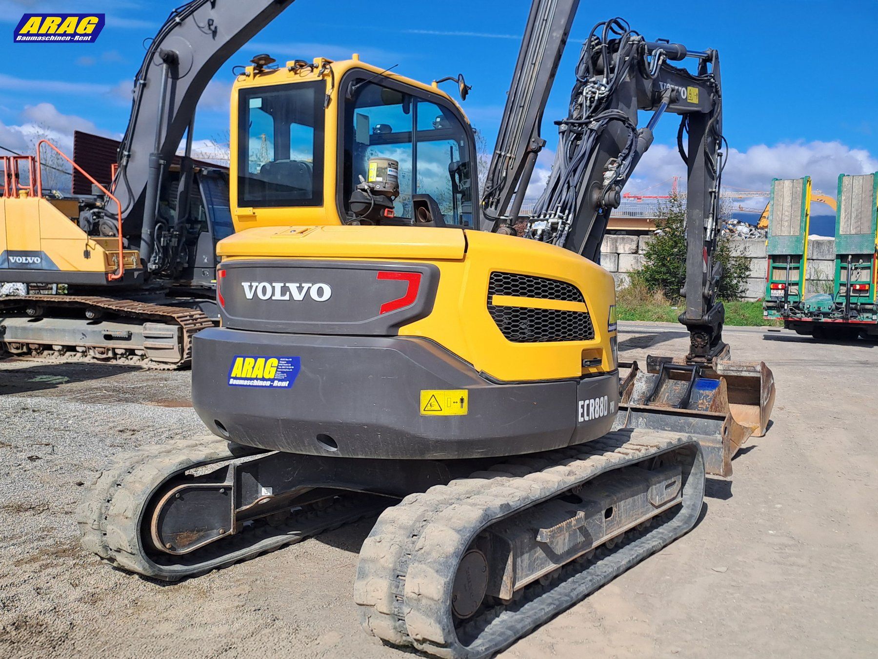 Volvo Escavatori: Volvo ECR88D mit Verstellausleger Minibagger – Usato da Hasle LU venduto da Arag08 4