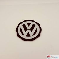 VW Logo Coaster 3D Printed Car Drink Coaster