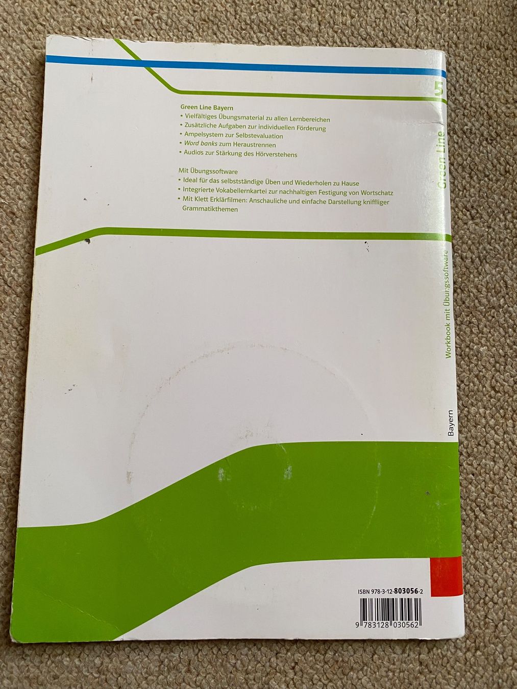 Livres: Green Line 5 Workbook Bayern mit CD | Klett – D'occasion à Ebmatingen par 777_cq5g 1