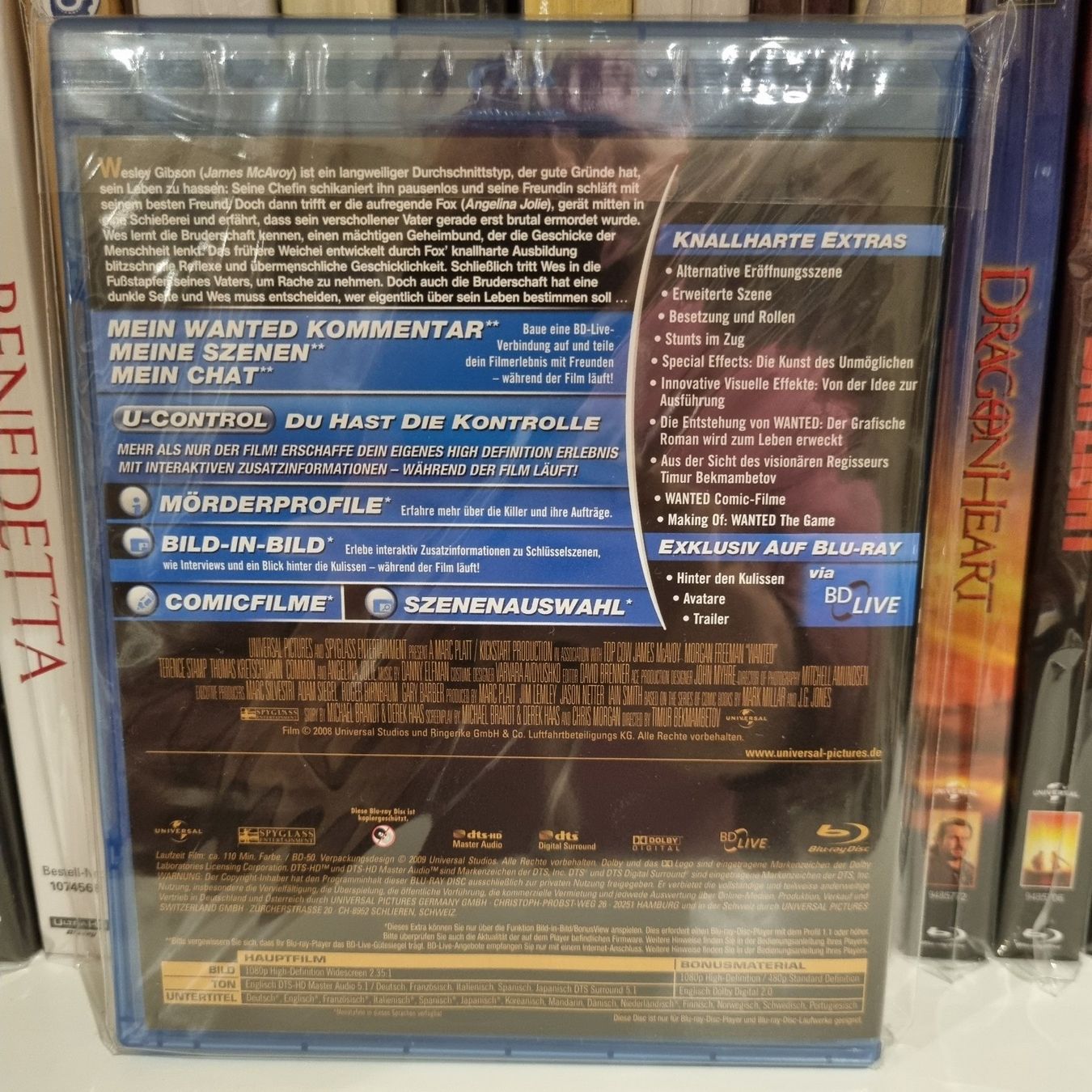 Tous les DVDs: Wanted [Blu-ray] – D'occasion à Bremgarten AG par Mediensammler24 1