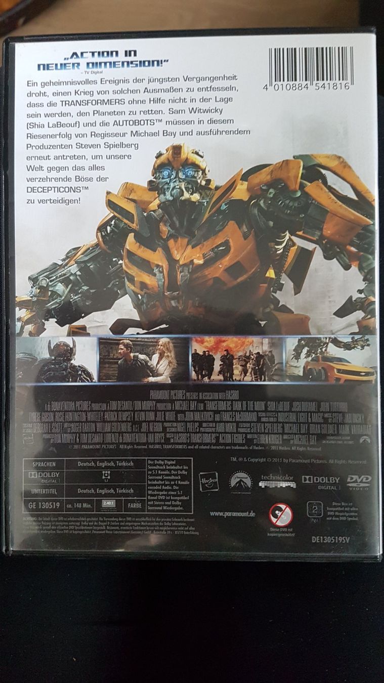 Alle DVDs: DVD "Transformers 3" – Gebraucht aus Buttisholz von Simone_n 1