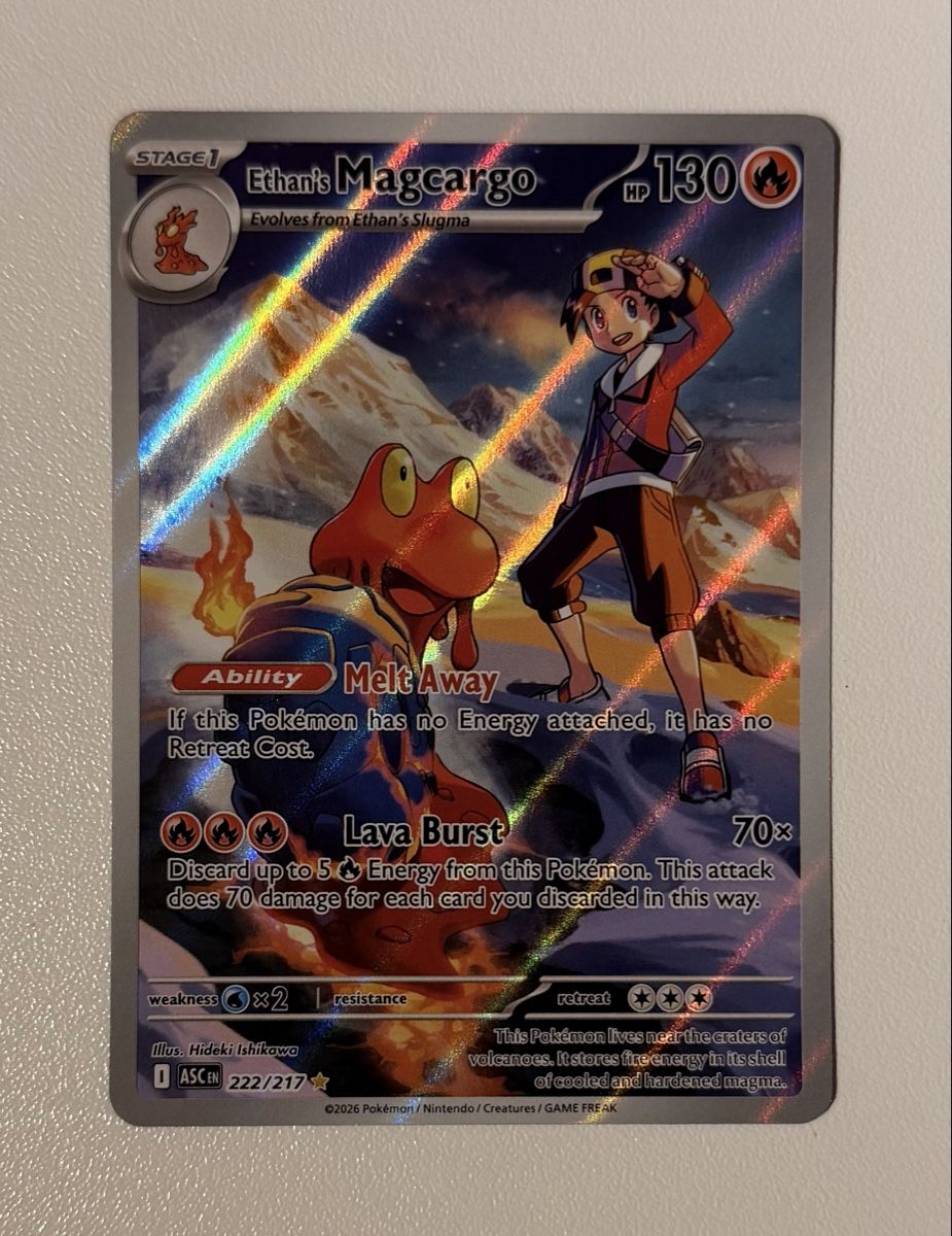 Pokémon Carte collezionabili: Ethans Magcargo #222 – Nuovo (secondo la descrizione) da Au SG venduto da Bego1