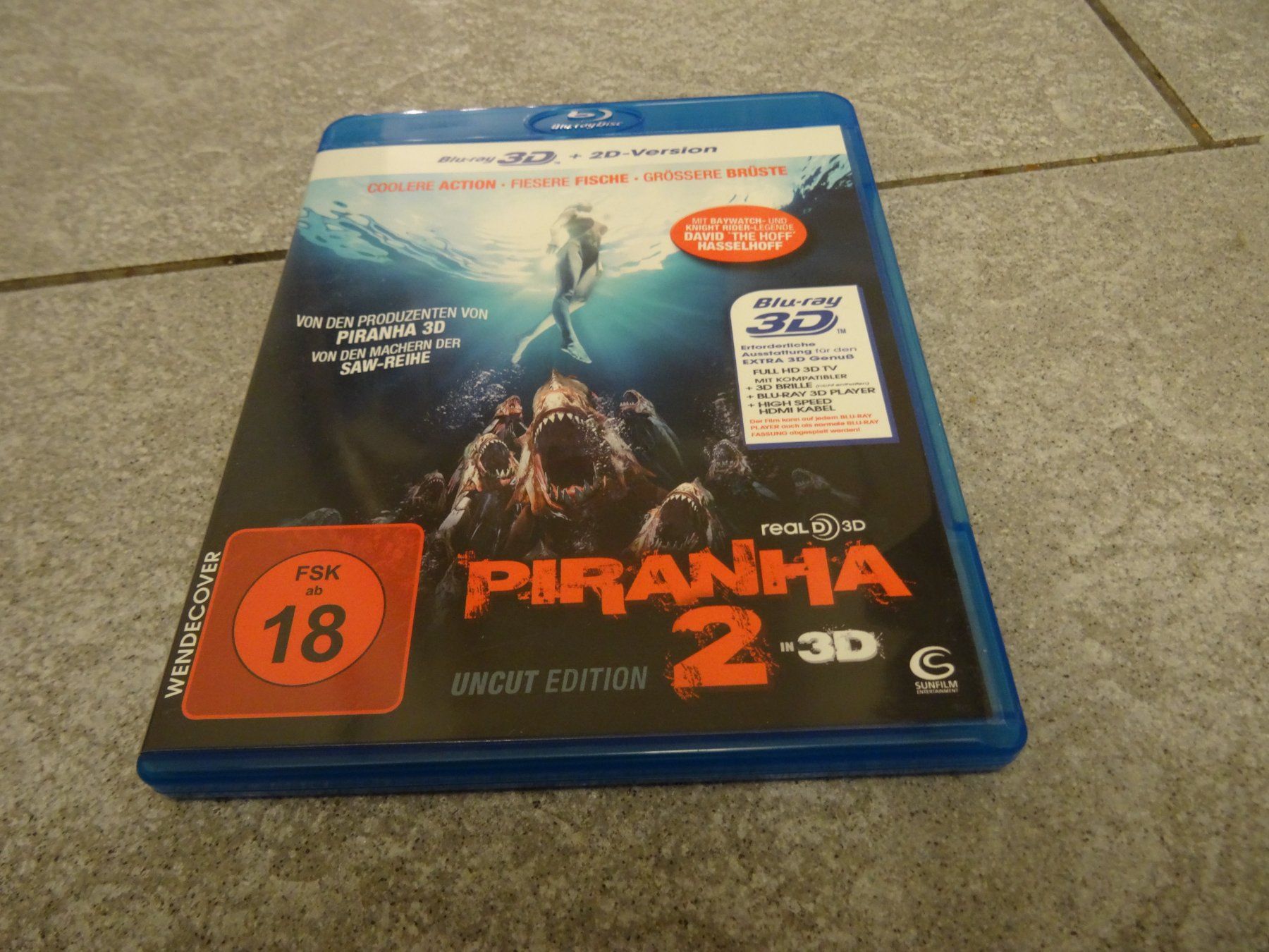 Tutti i DVDs: Blu-ray Piranha 2 3D Uncut – Usato da Olten venduto da Disc-Verkauf