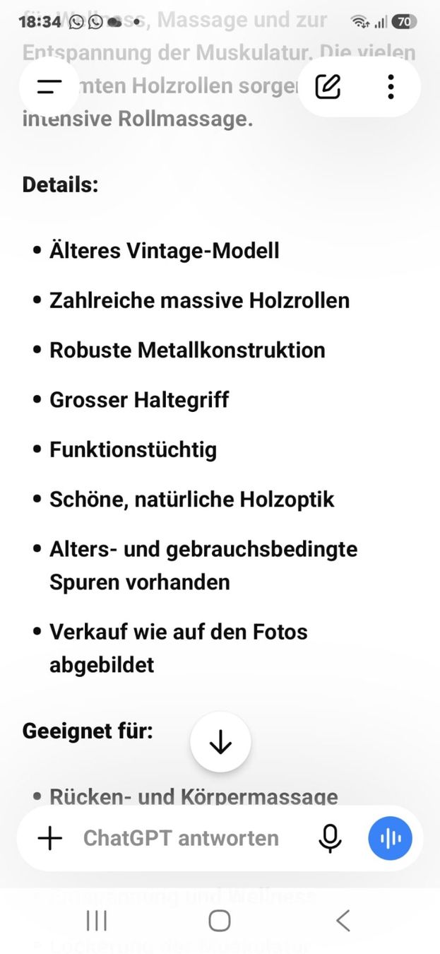 Massagegeräte: Holzmassagerat – Gebraucht aus Zeiningen von giv_7pwx 2