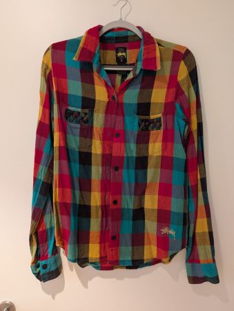 Vintage Stüssy Women Hemd, Gr.M