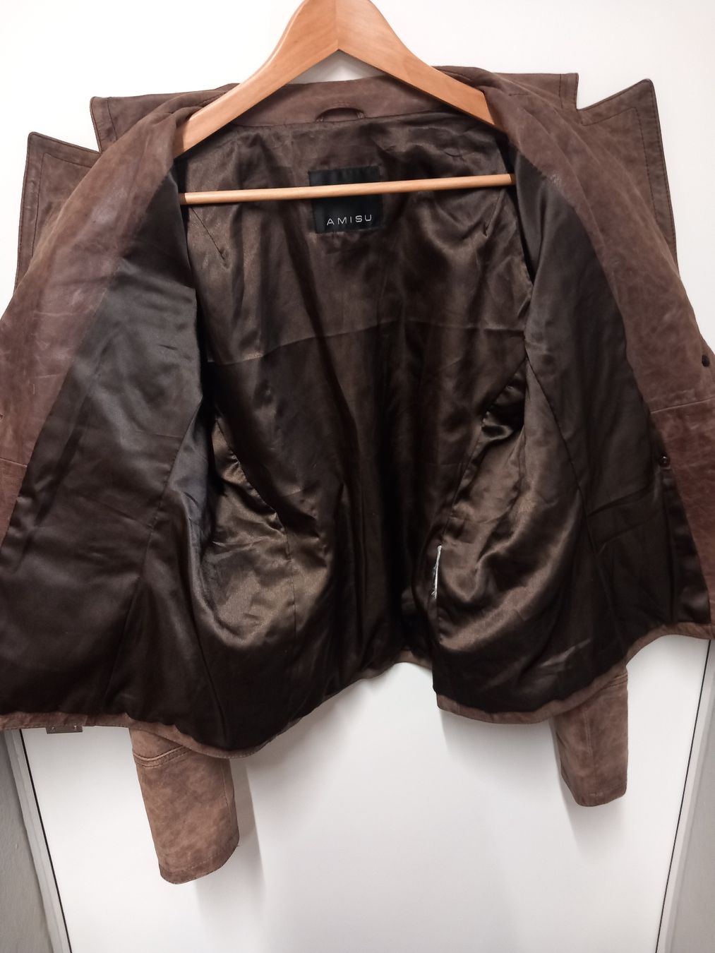 Giacche: Amisu Lederjacke Echtleder Gr.M, braun – Usato da Gwatt (Thun) venduto da umwelt-brocki 4
