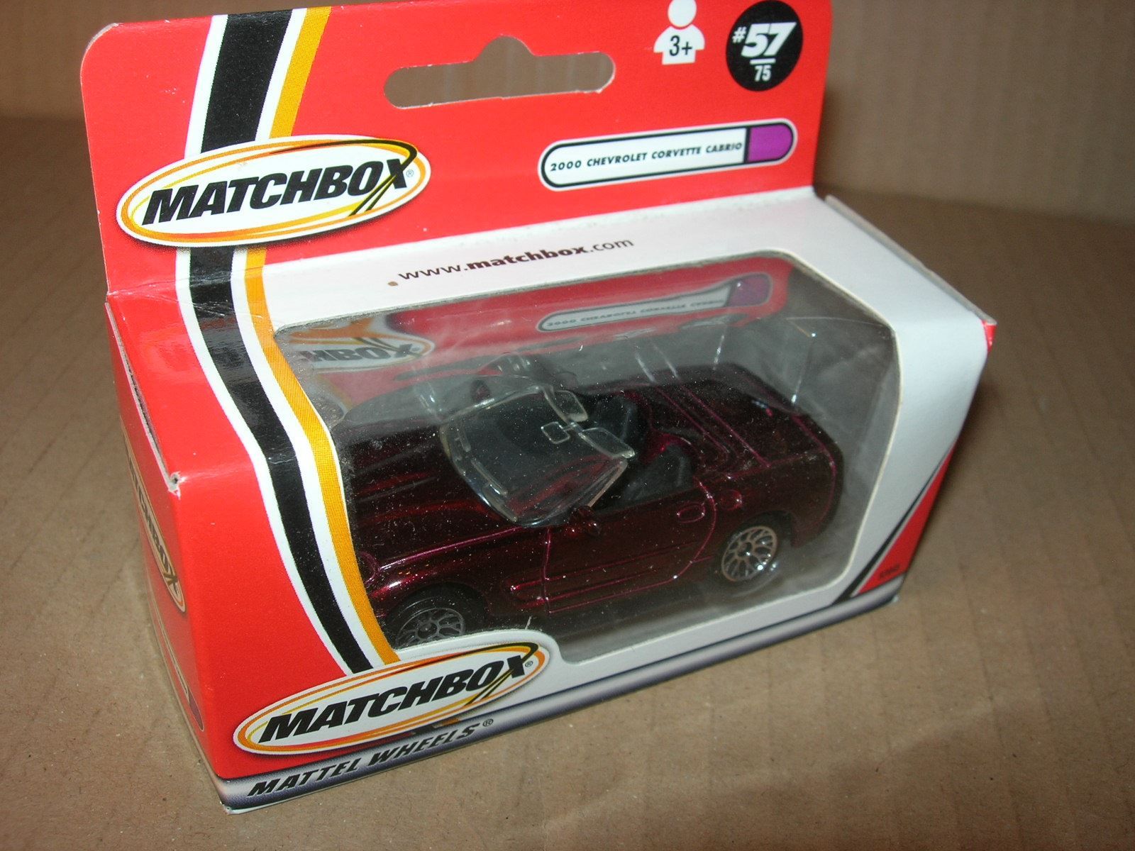Chevrolet Voitures modèles: Chevrolet Corvette C5, 2000 d.rot *   Matchbox – Neuf avec emballage d'origine à Hornussen par Corvette- 2