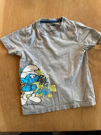 T-Shirt mit Schlumpfmotiv  Grösse 110/116 von lupilu