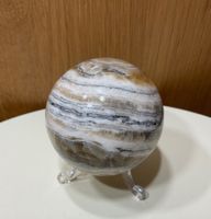 Sehr schöne Zebra Calcit  Kugel  mit Ständer aus Madagaskar