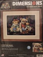 Storytime Bears Kreuzstich-Set, neu, komplett, Winterzeit!