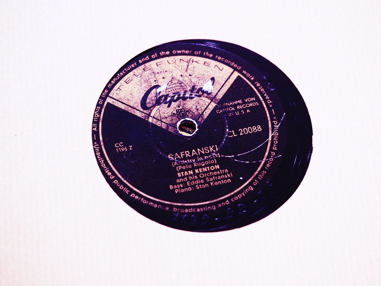 Dischi in vinile: DISQUES 78 TOURS – Usato da Lausanne venduto da Leag 7