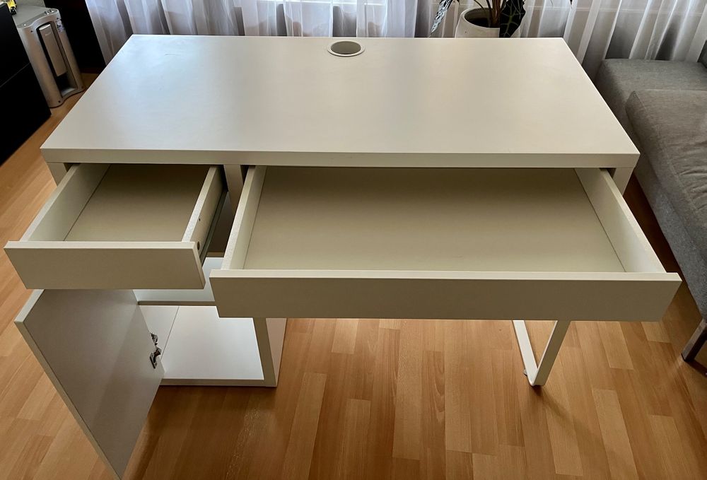 MICKE Schreibtisch, weiß,105 x 50 cm Ikea Kaufen auf Ricardo
