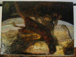 Rene Bouzendorfer Retour de Chasse Oel auf Leinen