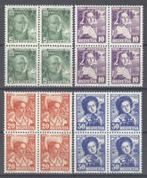 PJ 1936 77-80  Viererblöcke  postfrisch **