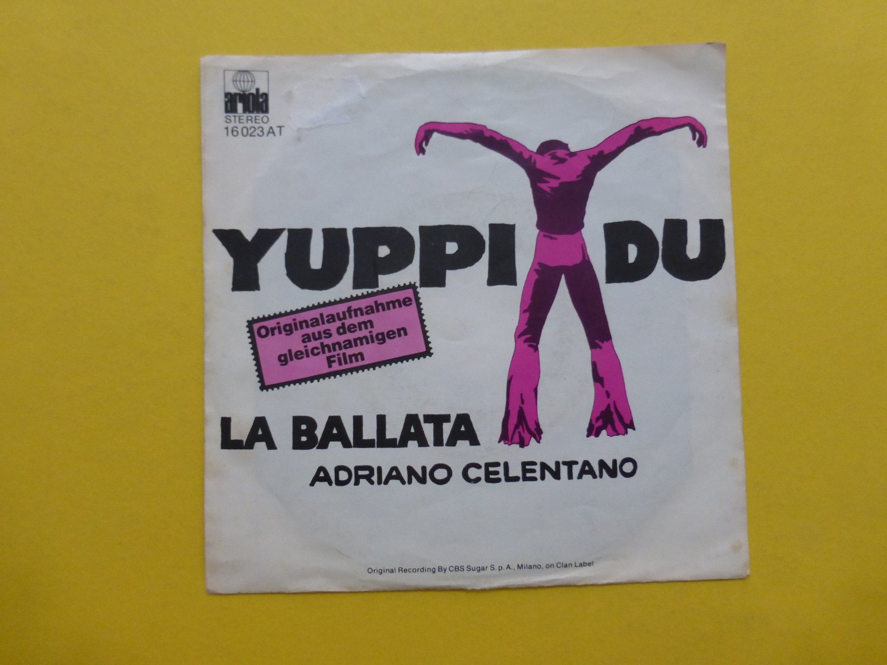 Dischi in vinile: Adriano Celentano – Yuppi Du – Usato da Zürich venduto da Swiss57 1