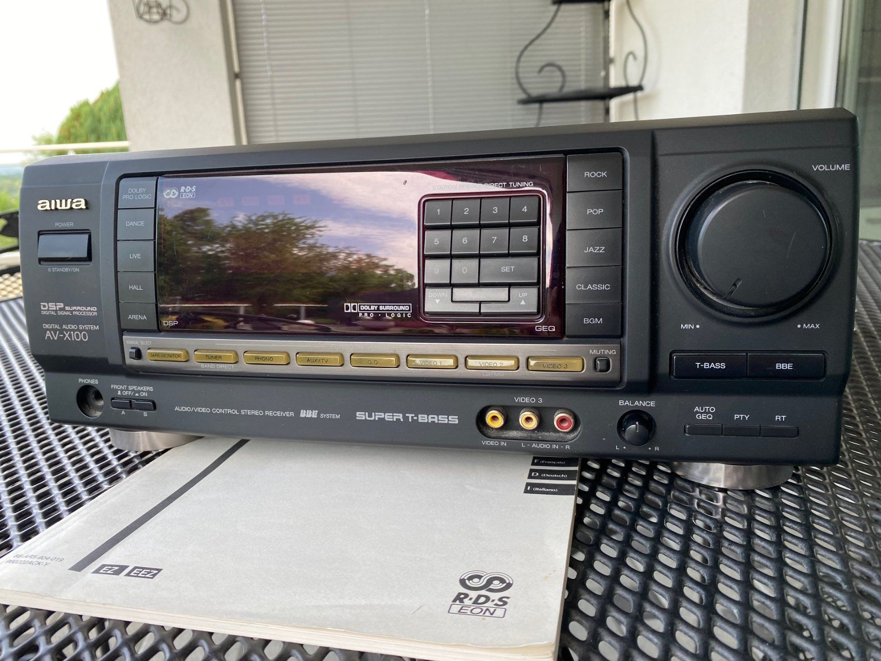 Aiwa Ricevitori: Aiwa AV-X100 Stereo Recevier – Usato da Bremgarten AG venduto da Baerli2 1