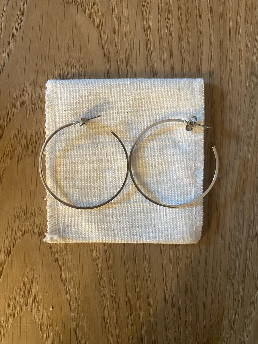 Boucles d'oreille: Silberne Creolen Ohrringe – D'occasion à Luzern par mor_97g7