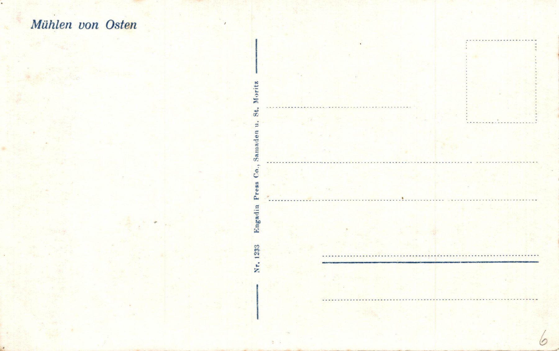 Cartoline postali: Mühlen von Osten – Usato da Bronschhofen venduto da Astore 1