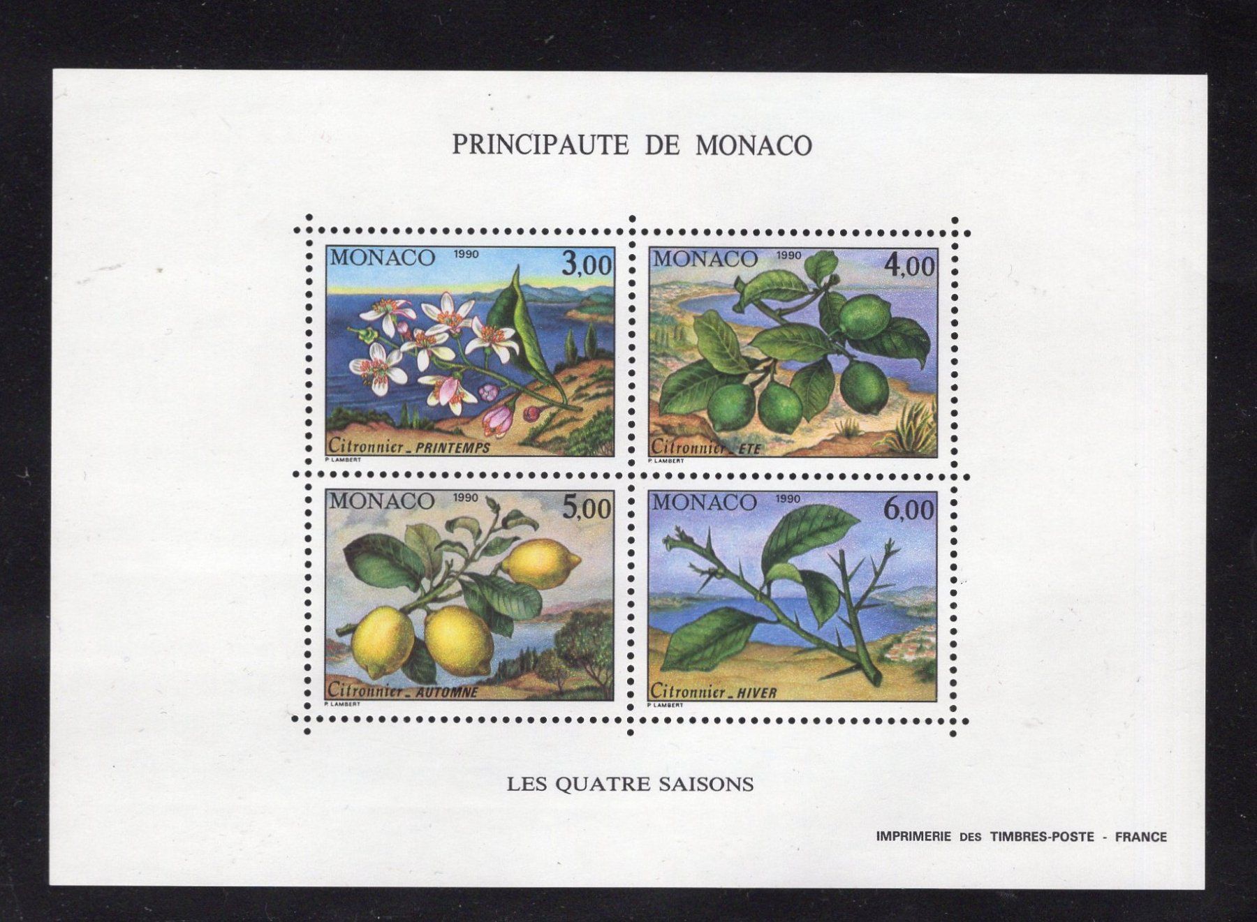Alle Briefmarken: R5199  /  MONACO 13 blocs neufs XX – Neu (gemäss Beschreibung) aus Ste-Croix von MONT-TAGNAC 6