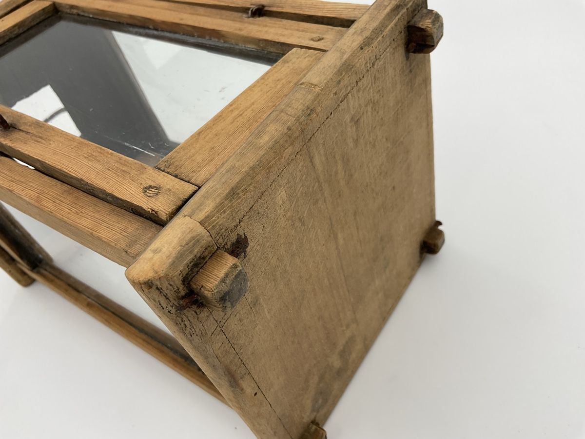 Lampade: Antike Holzlaterne um 1850 – Usato da Baar venduto da Nini043 3