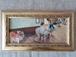 Edgar Degas Kunstdruck "Die Tanzstunde", mit schönem Rahmen