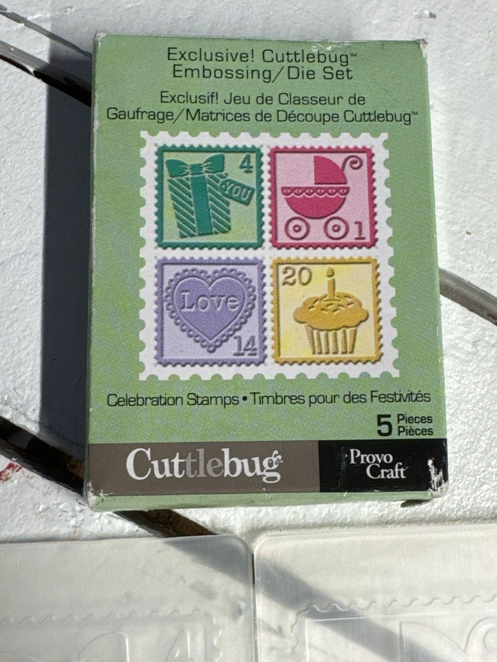 Sciablone: Cuttlebug / Mini-Prägefolder "Briefmarken" / P – Usato da Neukirch (Egnach) venduto da muolen 2