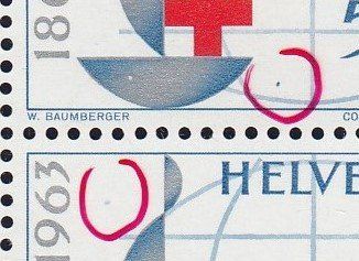 Tutti i francobolli: 399.2** 2 Plattenfehler blauer Fleck, blauer Rasterfleck – Nuovo (secondo la descrizione) da Spreitenbach venduto da Lienbi01