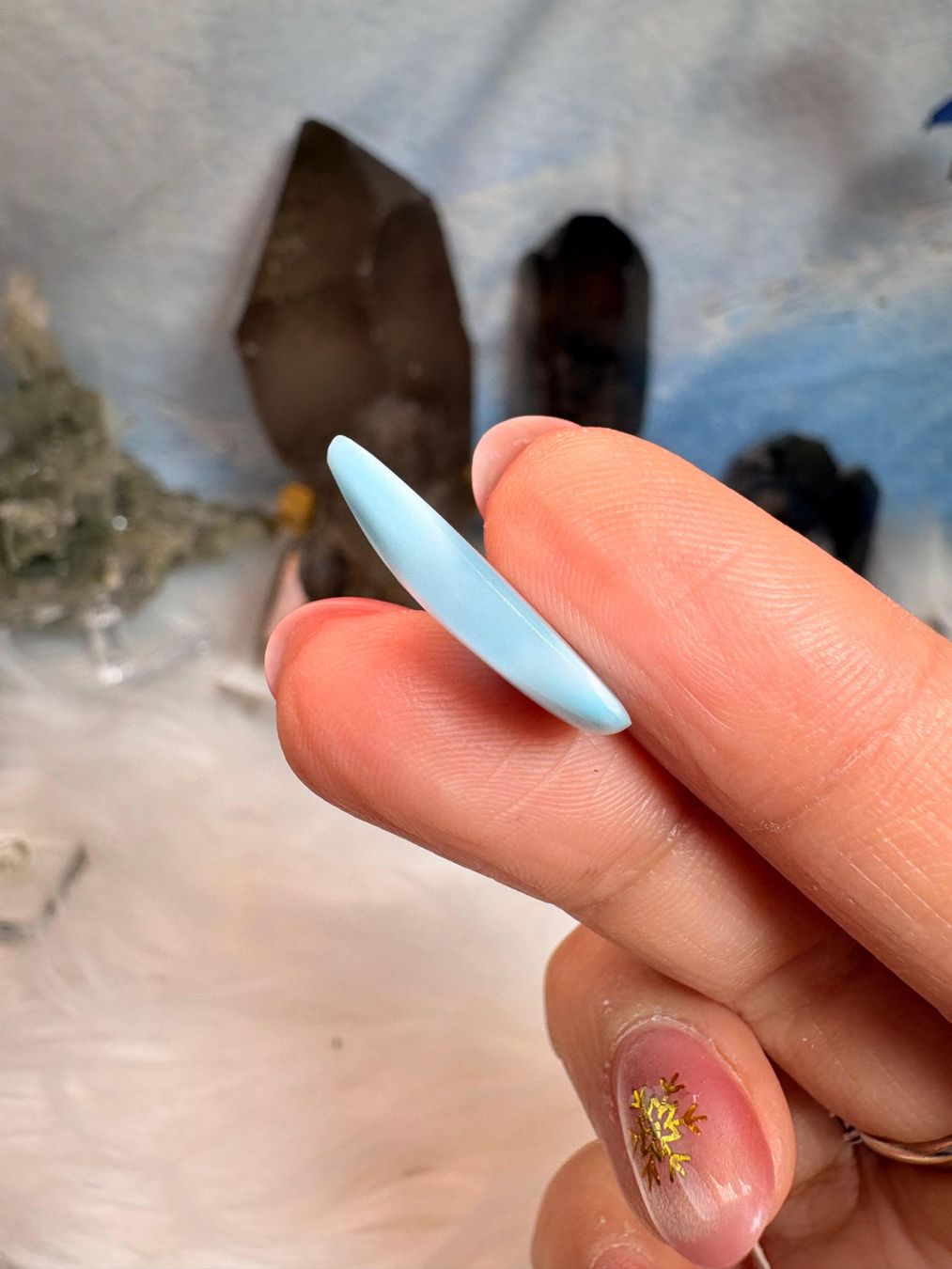 Mineralien & Heilsteine: Larimar Cabochon – Neu (gemäss Beschreibung) aus Neuheim von m.hald 3