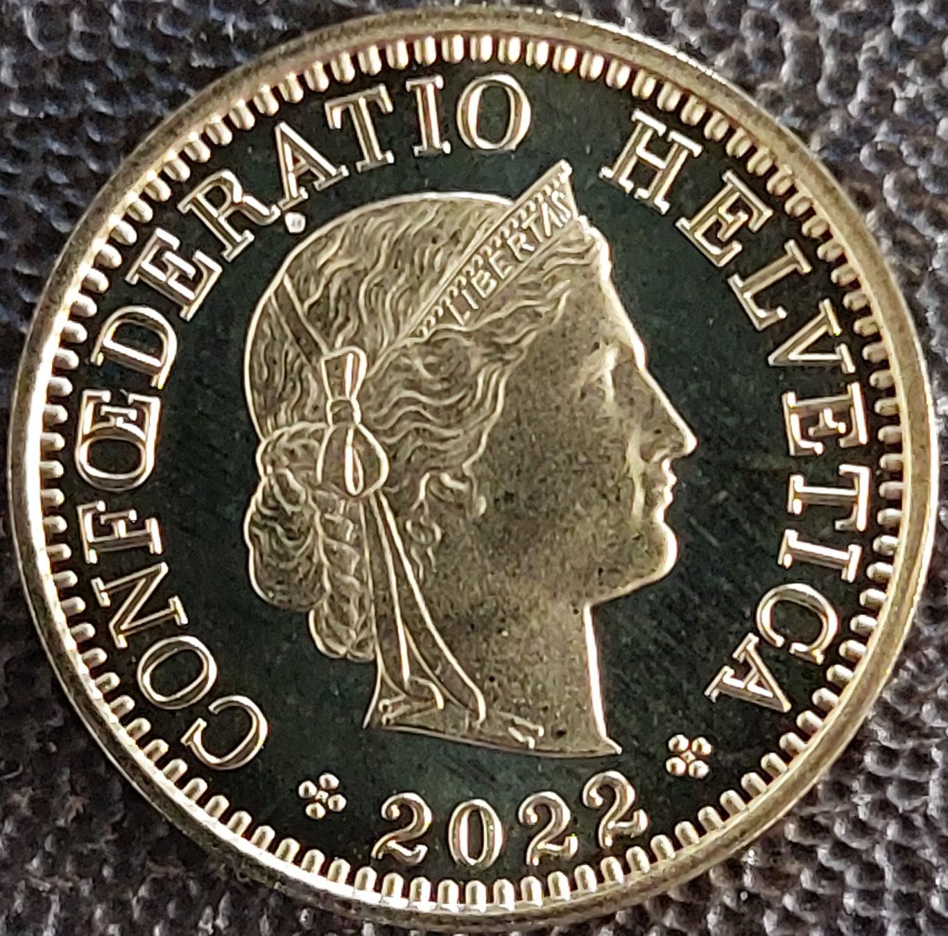 Tutti le monete: 5 Rappen 2022 stgl. / aus Münzsatz – Nuovo (secondo la descrizione) da Arch venduto da coinsandmore