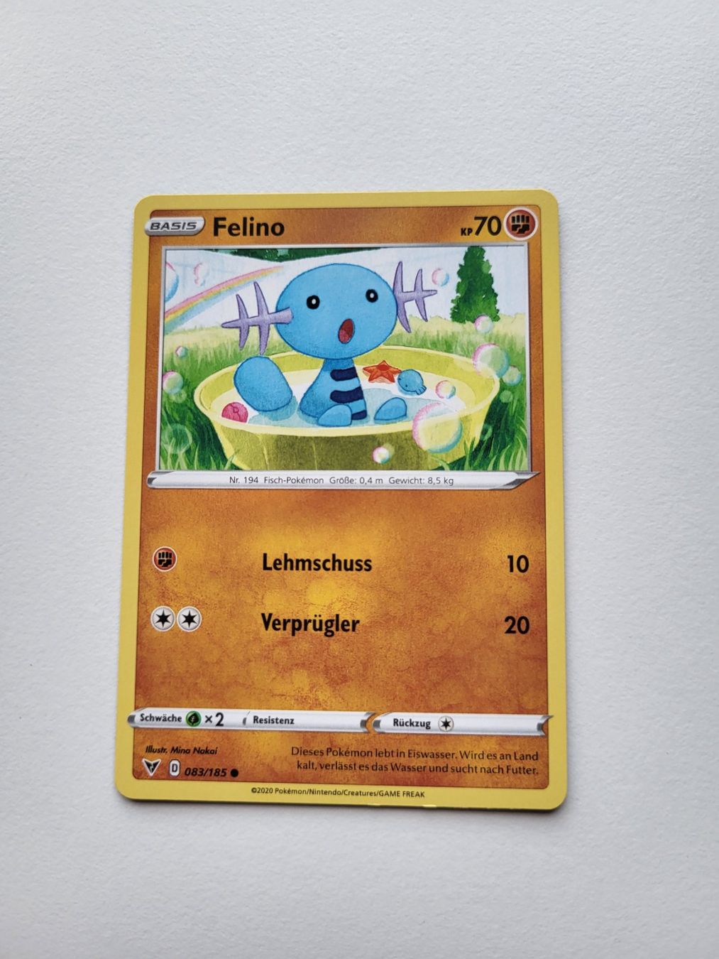 Pokémon Carte collezionabili: Felino / Wooper (Vivid Voltage 083/185) – Usato da Erlenbach ZH venduto da ram_mjn5
