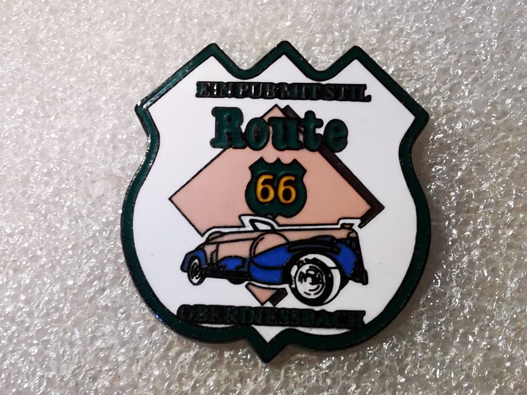 Placchette & Badge: Ansteckpin 26: Route 66 Oberdiessbach – Usato da Oppligen venduto da Pin-Fall-Shop