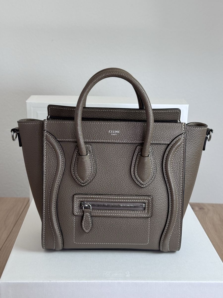 Celine Borse: Celine nano luggage bag – Usato da Basel venduto da ori_w7wq