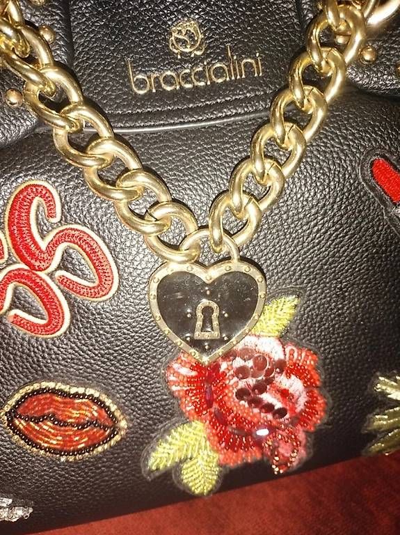 Borse da donna:  Borsa Nera Braccialini Rock Glam - Super Decorata! – Usato da Figino venduto da cla_b75f 4