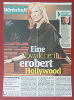 Bernadette Bürgi Autogramm signiert Magazinbild