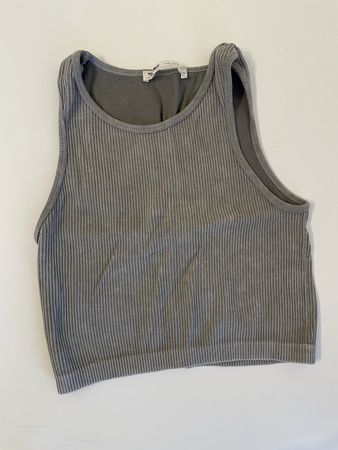 Pull&Bear Top XS Grau, neuwertig - Sommer Must-Have!