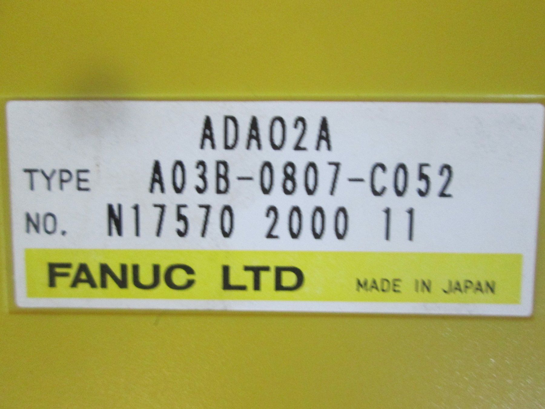 Fanuc Componenti elettronici: Fanuc SPS Baugruppe – Usato da Steffisburg venduto da Schwabis 4