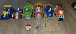 Paw Patrol Spielzeugautos Set 6 Fahrzeuge und Figuren