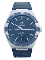 Omega 131.33.41.21.03.001 Constellation Datum Blau Stahl 44