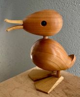 Holz Figur Deko Ente vintage Skandinavisch