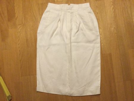 Midi Jupe - Leinen - écru - S
