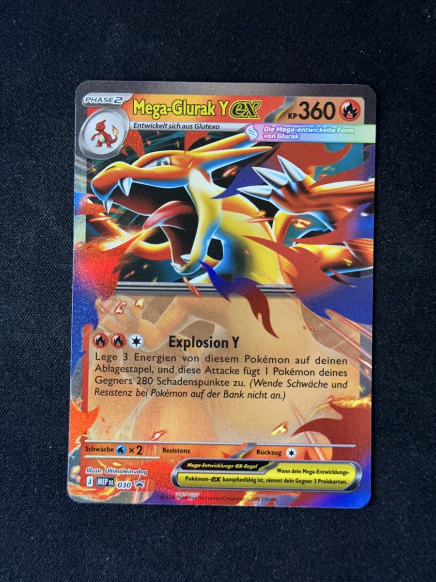 Pokémon Carte collezionabili: Mega Glurak Y ex BSP 030 Promo – Nuovo (secondo la descrizione) da Wil SG venduto da shinycardboard