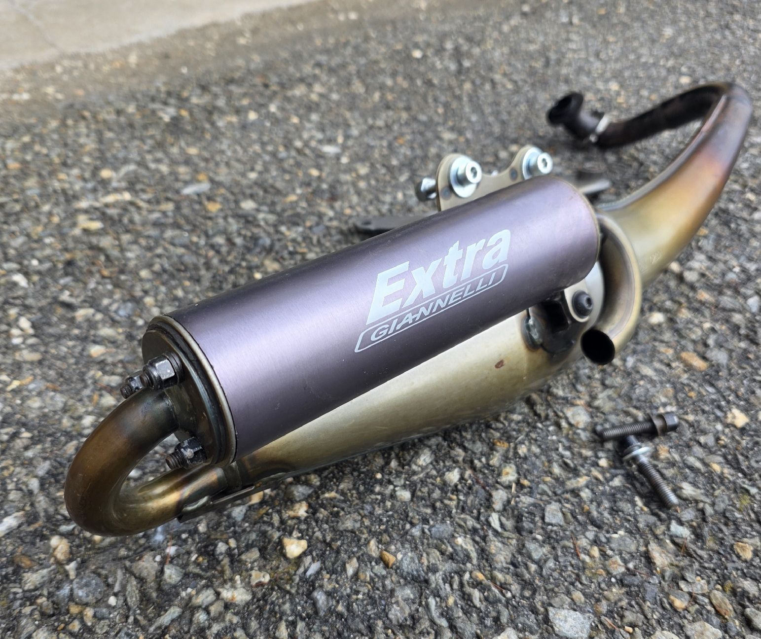 Peugeot Sistemi di scarico: Giannelli Extra V2 Peugeot Horizontal Auspuff – Usato da Grächen venduto da -Arturas- 1