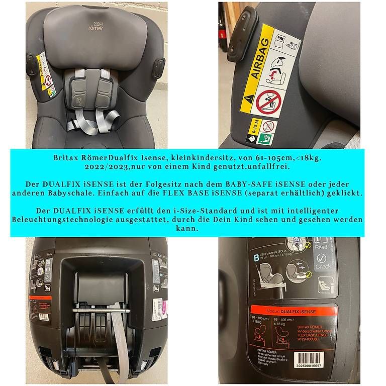 Seggiolini per auto: Britax Römer Set: FlexBase Isense, babysafe-Isense,Dualfix – Usato da Wettingen venduto da abm_5jss 3