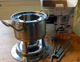 Fondue Chinoise, mit 4 zusätz. Sieblein